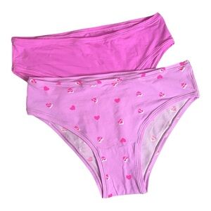 SKIMS FITS EVERYBODY PINK BREIF BUNDLE XS